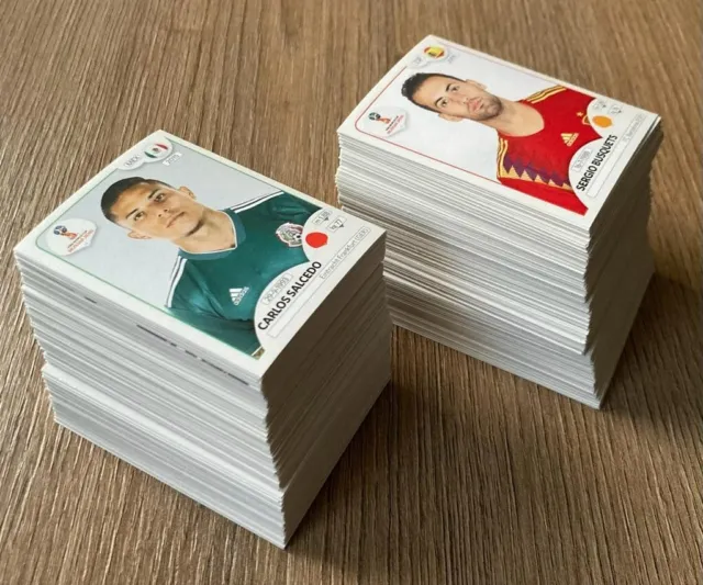 Panini, World Cup Russia 2018, 500 Sticker Lot, Bundle, Figure, World Cup 18