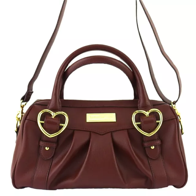 Samantha Vega 2way Shoulder Bag Heart Skin Authentic USED G1610