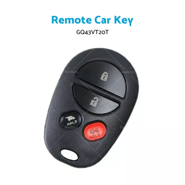 Remote Car Key with Battery 315 MHz Suitable for Toyota Aurion Kluger 2006-2013