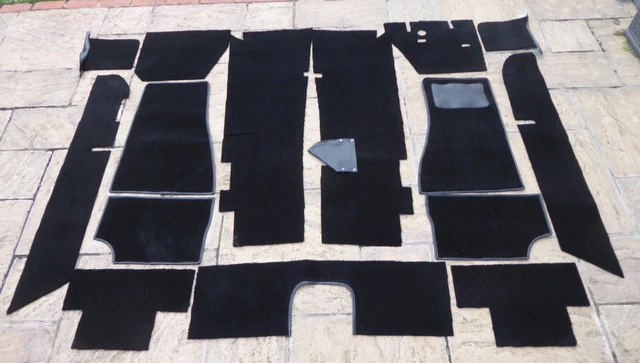 thumbnail image 2 of MGB GT 4-Sync RHD Black Carpet Set - 1968 To 1980, 19-Piece, Concours Quality 2 of 5