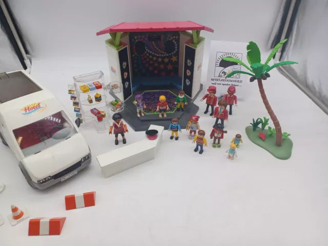 Playmobil / Hotel - Kidsclub - Disko mit Musik - Hotelbus, Figuren und Zubehör