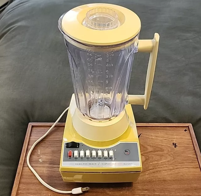 Vintage Hamilton Beach Scovill 14 Speed Blender Model 662-2 Tested Works !!!