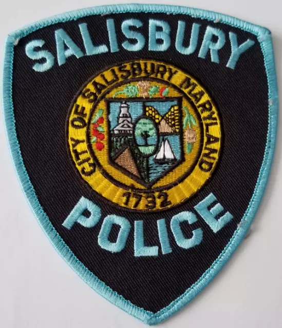 Salisbury Police Maryland Md Cloth Patch