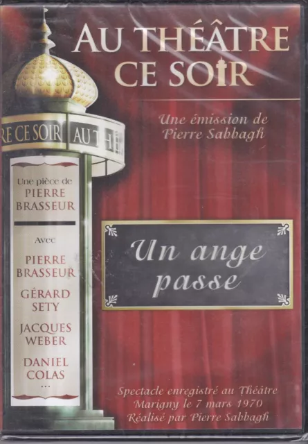 Dvd Neuf Et Fascicule Au Theatre Ce Soir Un Ange Passe Pi. Brasseur  J. Weber 3