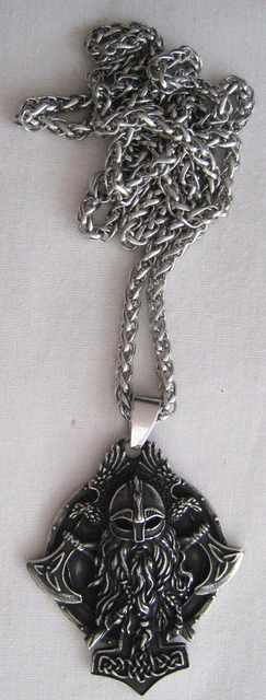 Pendentif Viking/celtique/biker En Acier Inox - Référence 125 (neuf Sans Emballage)