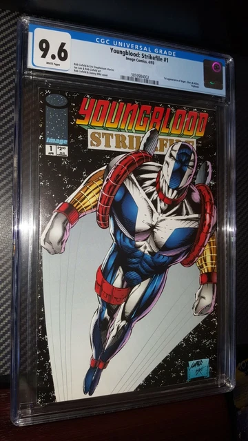 1993 Image Comics YOUNGBLOOD STRIKEFILE #1 CGC 9.6 White Pages Rob Liefeld