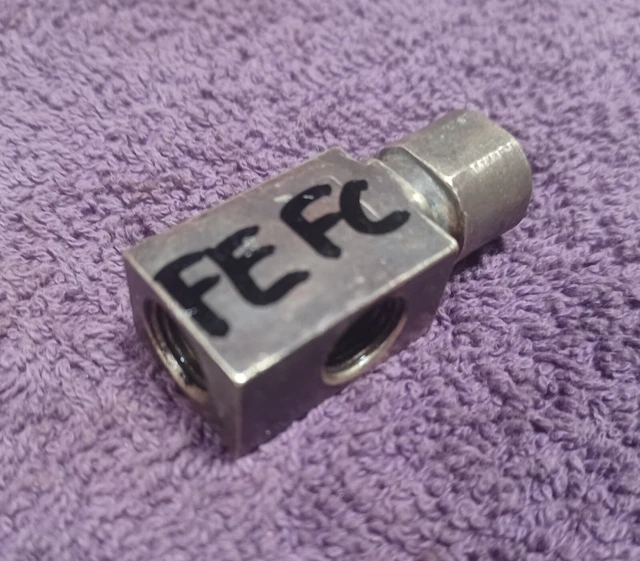 HOLDEN FE FC rear brake union brass brake line splitter diff connector