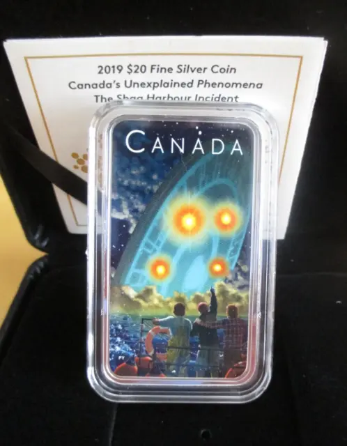 2019-$20 Silver Coin: Canada's Unexplained Phenomena; The Shag Harbour Incident