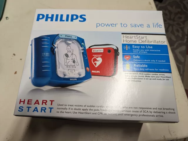 New Unopened Philips HeartStart AED Home Defibrillator M5068A-C01: 2026 battery