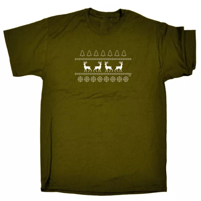 Christmas Jumper Original Mens Funny Novelty Top Shirts T Shirt T-Shirt Tshirts