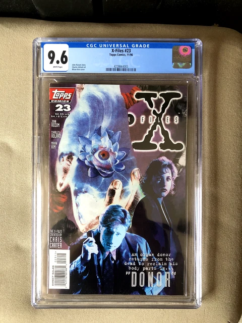 The X-Files #23 CGC 9.6 White Pages! Duchovny Gillian Anderson Rare late issue!