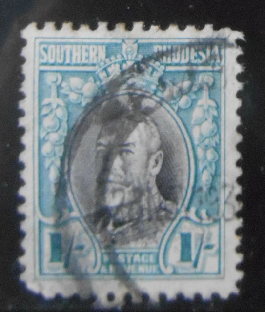Southern Rhodesia - 1s black & green blue 1931 - sg23a