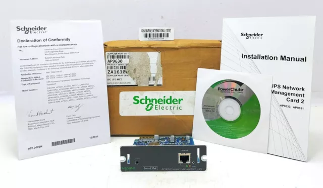 Schneider Electric AP9630 Réseau Gestion Carte