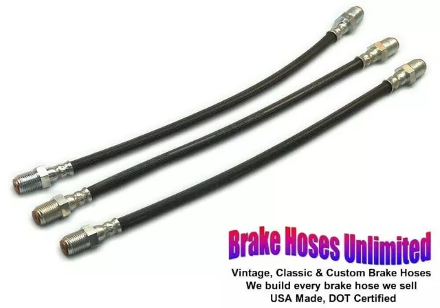 BRAKE HOSE SET Auburn 1927 1928, Series 76, 88, 115