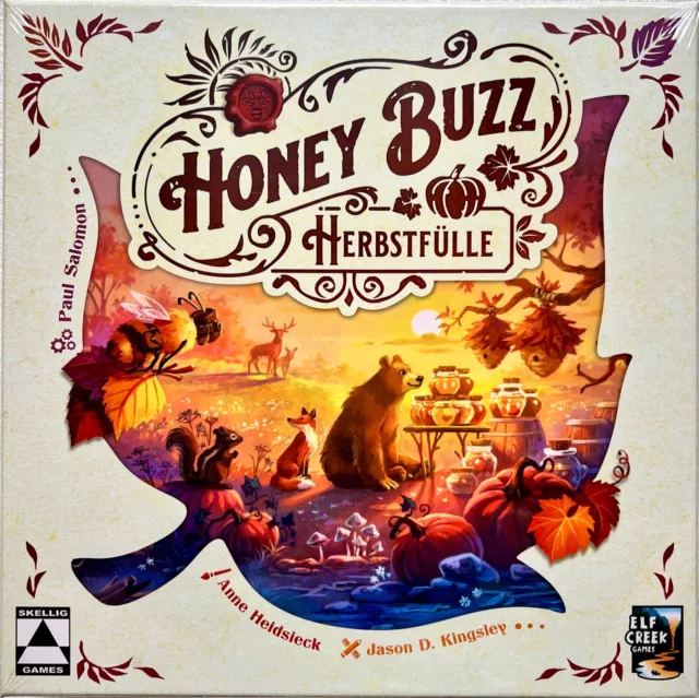 Honey Buzz abundancia otoño Skellig Games juego de mesa juego familiar juego de conocimiento