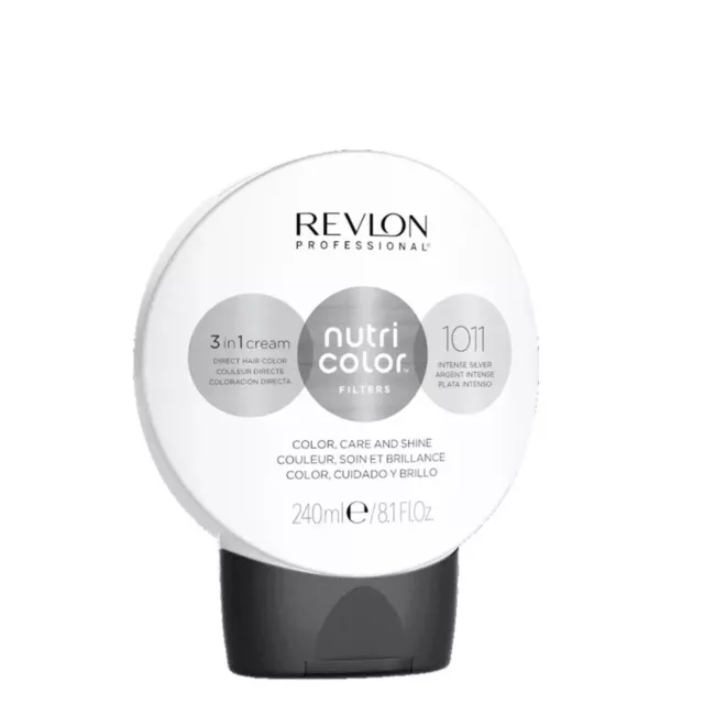 Revlon Nutri Color Filter 3 in 1 Colour Creme 1011 Intense Silver 240ml