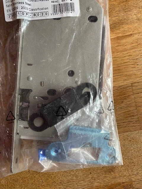 Eurospec DLE0055LSSS/R Din Latch 55mm – Contract – Radius Satin Stainless Steel