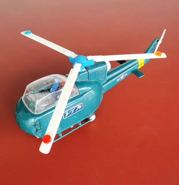 S.H., U.S. Army COPTER, Batteriebetrieb, 1970er, Made in Japan, Funktion ok.