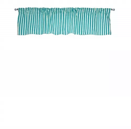 Baby Doll Bedding 45324 Baby Doll Candyland Window Valance Aqua