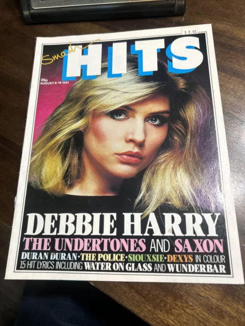 Smash Hits Magazine August 1981 Debbie Harry Duran Duran Poster British