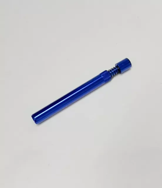 Pipe 3” Large Self Cleaning One Hitter Pipe Metal Bat - Blue