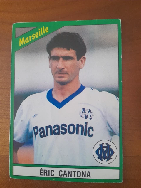 Image Panini FOOT 91 N°91 OM Marseille Papin Cantona - Original D'époque