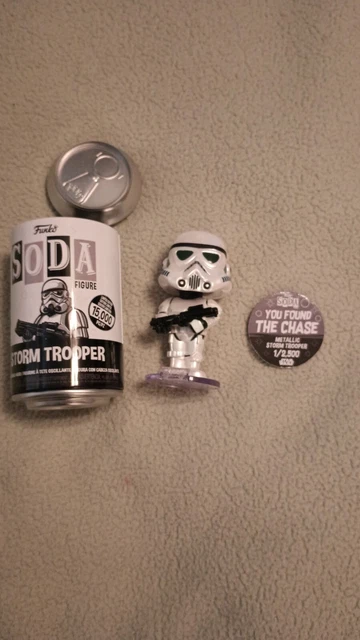 FUNKO POP SODA! Star Wars Storm Trooper (Metallic Chase) L.E 1/2,500