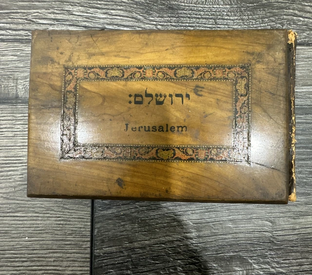 Vintage Antique Book, Flowers Of The Holy Land Jerusalem