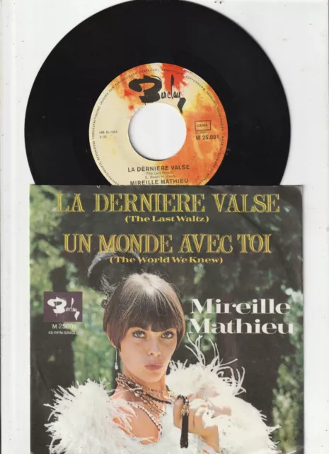 La Derniere Valse - Mireille Mathieu - Single 7" Vinyl -