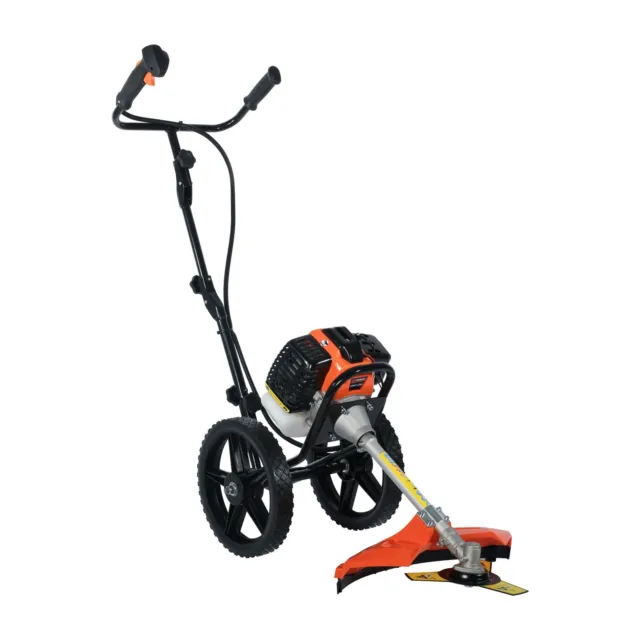 52cc Petrol Garden Brush Cutter / Wheeled Trimmer