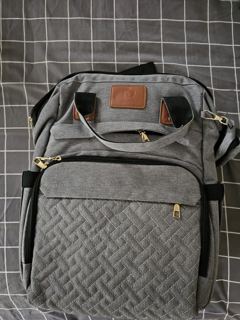Baby Diaper Bag With Changing Portable Backpack Bed Multi-Functional 3in1