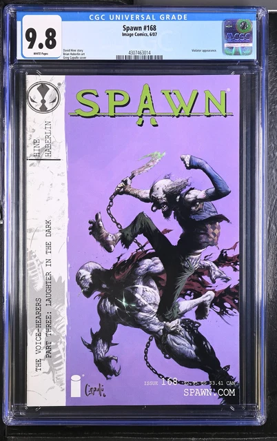 🩸SPAWN #168 CGC 9.8🩸LOW PRINT RUN & 33 in 9.8🩸TODD MCFARLANE IMAGE COMICS🩸