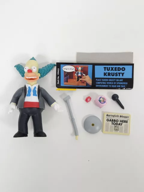 Playmates Interactive The Simpsons Series 13 Tuxedo Krusty The Clown Figure Wos