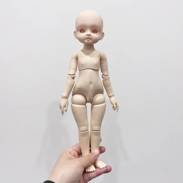 1/6 Mechanical Jointed Nude Dolls 33cm Naked BJD Doll Without Makeup Outfits DIY