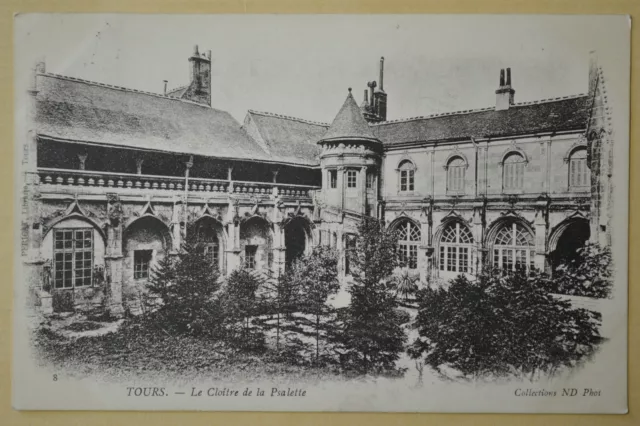 CPA " TOURS - Le Cloître de la Psalette