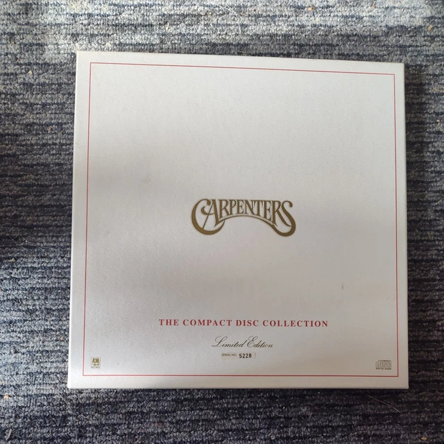 Carpenters Collection 12枚組CD D300Y3243 CARPENTERS COLLECTION JAPAN 12-CD BOX D300Y3243 w/188p
