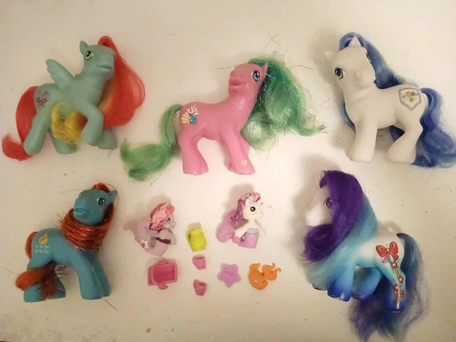 Lot 4 Mon Petit Poney 1985 Neufs My Little Pony