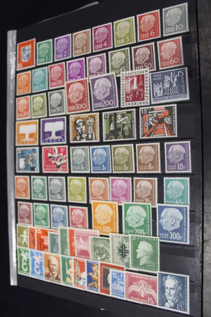 Saarland 379-448 OPD Saarbrücken 1957-1959 komplett postfrisch (G500)
