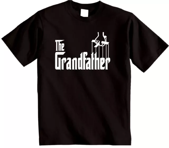 Grandfather Mens t-shirt The GodFather Parody T Shirt Grandad Pops Dad father