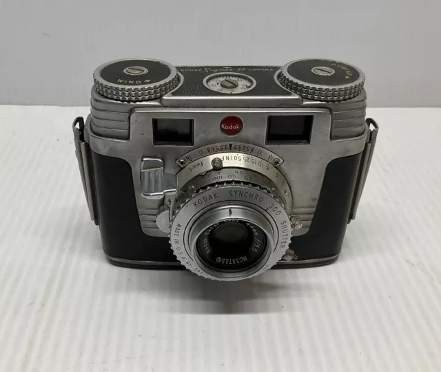 Cámara Kodak Signet 35 35 35 mm con lente Ektar Synchro 300 44 mm f/3,5 sin probar