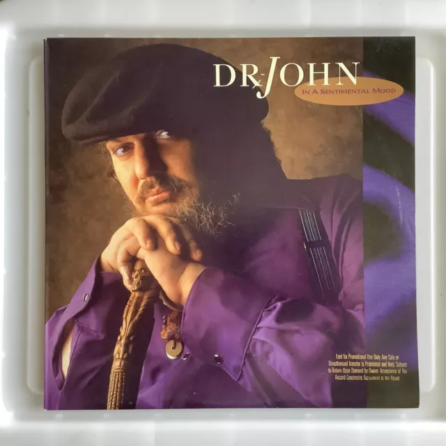 DR. JOHN - In a Sentimental Mood~PROMO~LP~1989 US Pressing on WARNER w/Inner)