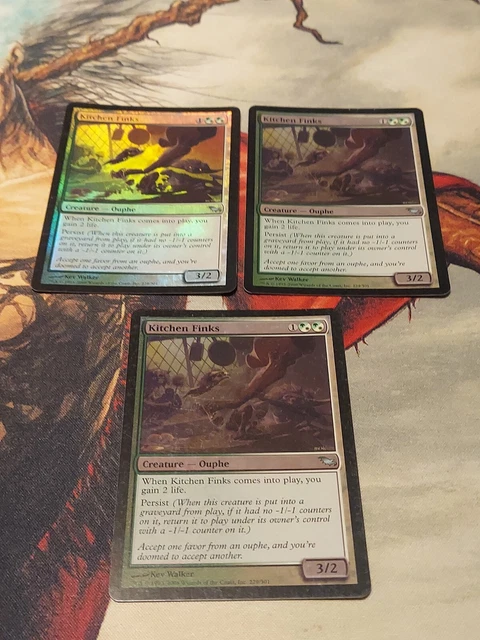 MTG FOIL Kitchen Finks  – Shadowmoor Old School Foil MP