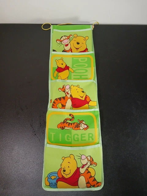 Winnie the Pooh & Tigger Wall Hanger Storage Green