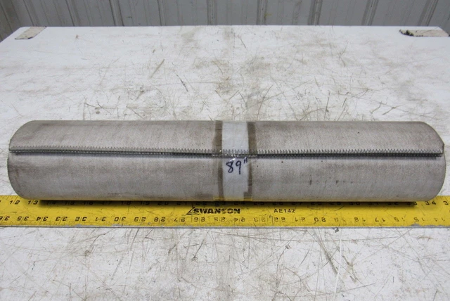 20" 1/16"T 2 Ply Woven Back Rubber Smooth Top Conveyor Belt 89" 20" 1/16"T 2 Ply Woven Back Rubber Smooth Top Conveyor Belt 89"