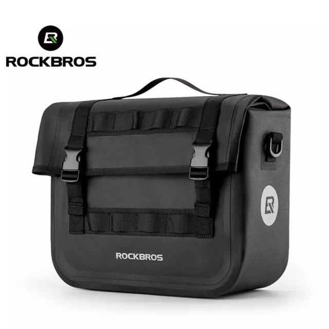 ROCKBROS Bicycle Rear Rack Pannier 9-15L Waterproof MTB Mountain Bike Seat Bag