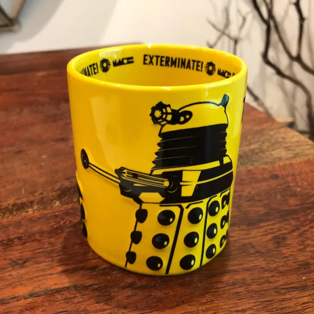 Vintage Dr. Who The Daleks Robot Ceramic Coffee Mug by Zeon Science Fiction Art