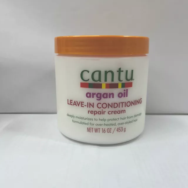 Cantu Argon Oil  leave-in conditioning repair cream 453g