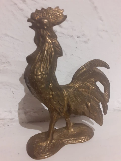 Bronze animalier : le coq chantant