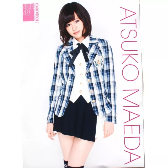 AKB48 CAFE & SHOP Harajuku Atsuko Maeda A4 size poster