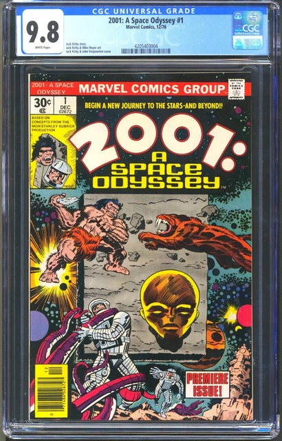 2001 Space Odyssey #1 - Cgc 9.8 Wp - Nm/Mt - Jack Kirby